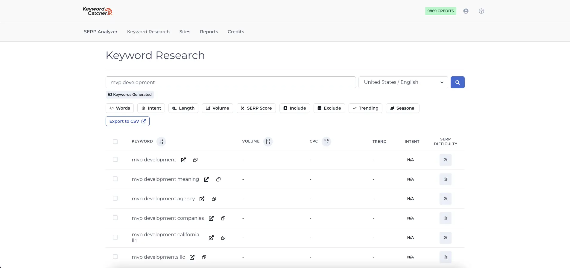 Keyword Catcher